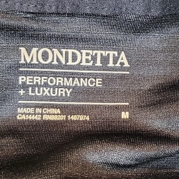 Nwt Mondetta Black Hooded Shirt Size Medium - Picture 6 of 8